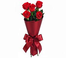 Букет 5 Красных роз Эдлесс Лав в Белые Берега