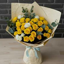 Букет цветов из:  Розы в Белые Берега