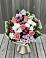 Букет цветов из: Альстромерии, Гвоздики, Розы и Хризантемы в Белые Берега