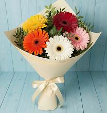Букет цветов из:  Герберы в Белые Берега