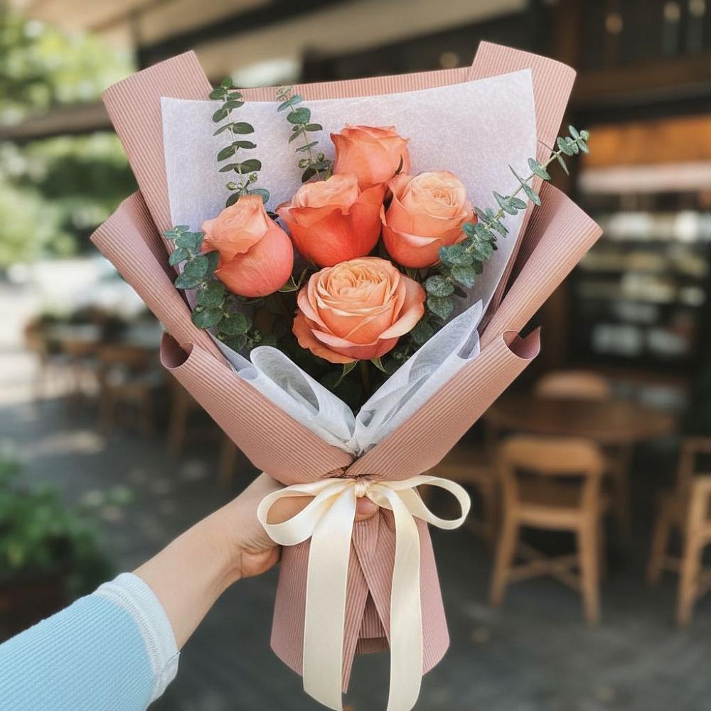 Букет цветов из: Розы в Белые Берега