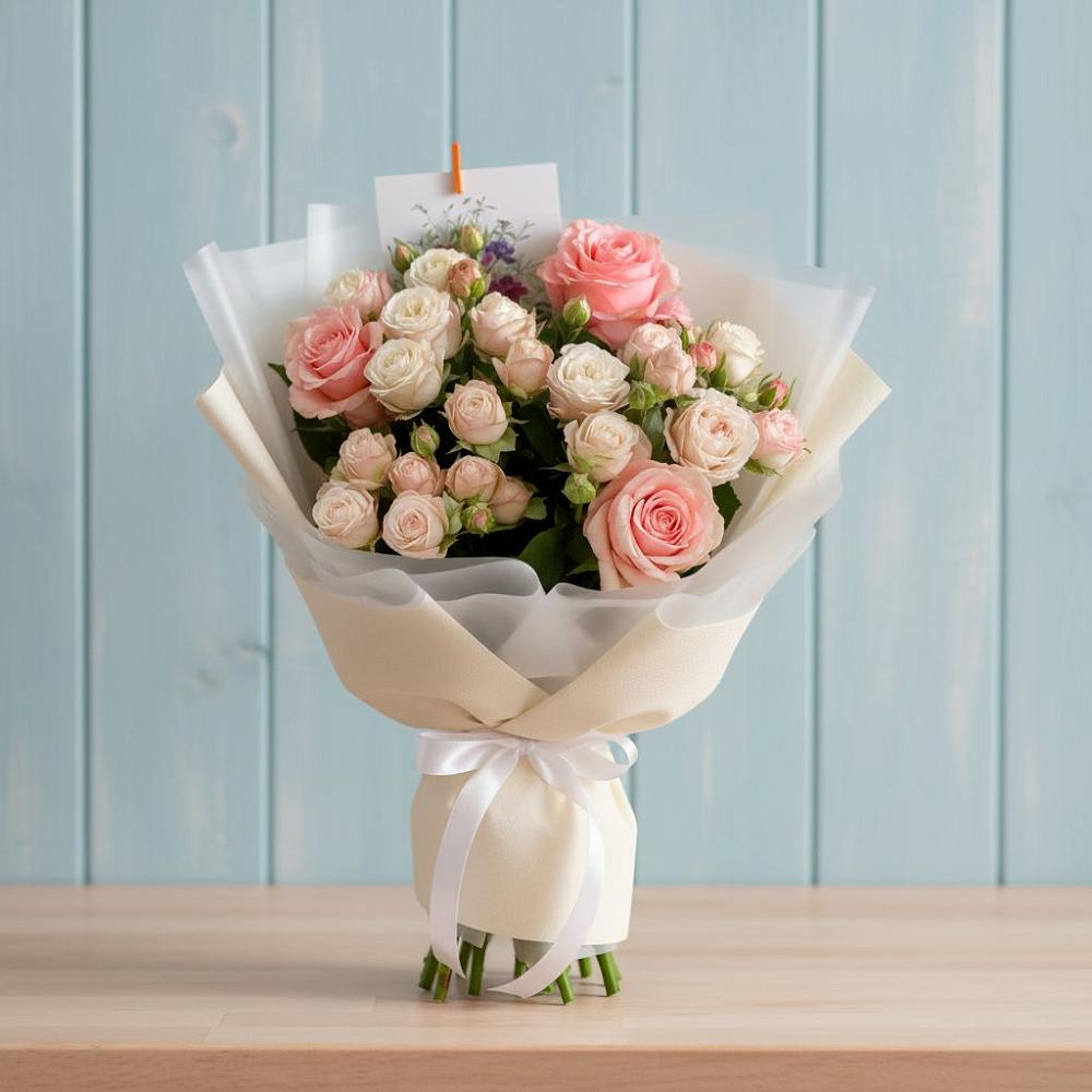 Букет цветов из: Розы в Белые Берега