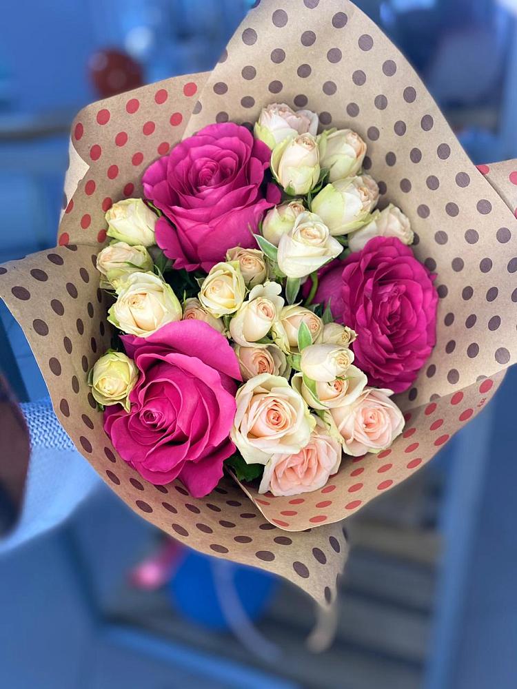 Букет цветов из: Розы в Белые Берега