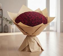 Букет 101 Красная роза в Белые Берега