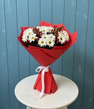 Букет цветов из:  Хризантемы в Белые Берега