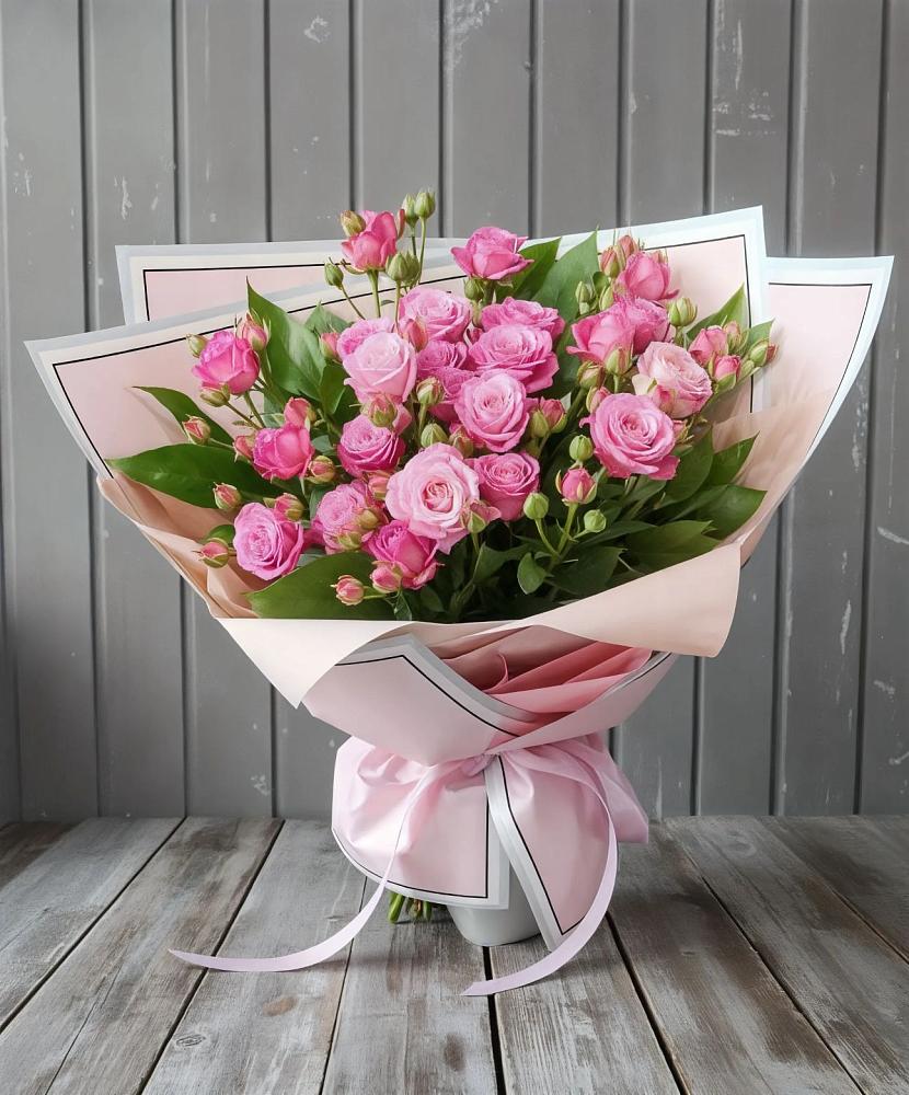 Букет Розовый кустик в Белые Берега