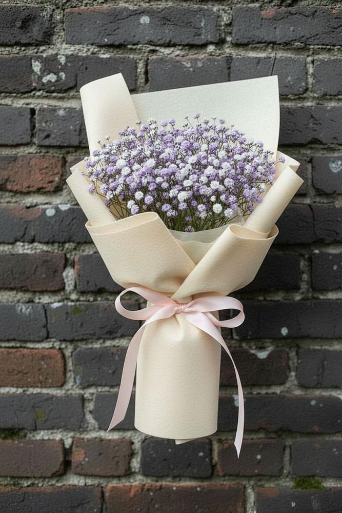 Букет цветов из: Гипсофила в Белые Берега