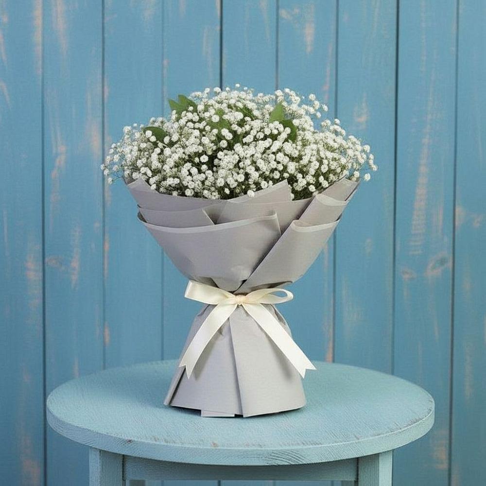 Букет цветов из: Гипсофила в Белые Берега