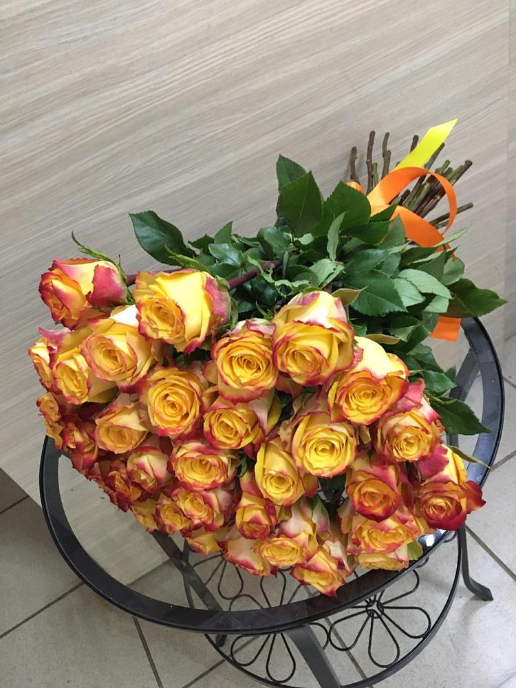 Букет Желтые розы в Белые Берега