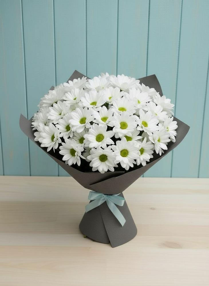 Букет цветов из: Хризантемы в Белые Берега