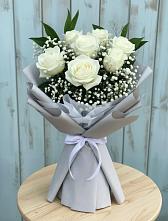 Букет цветов из:  Розы в Белые Берега