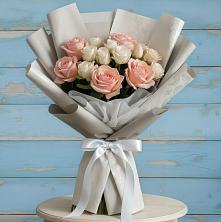 Букет цветов из:  Розы в Белые Берега
