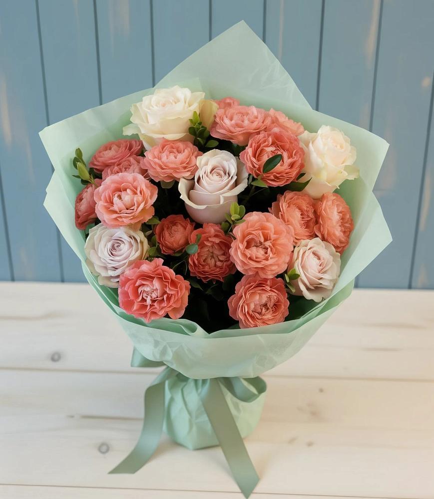 Букет цветов из: Розы в Белые Берега