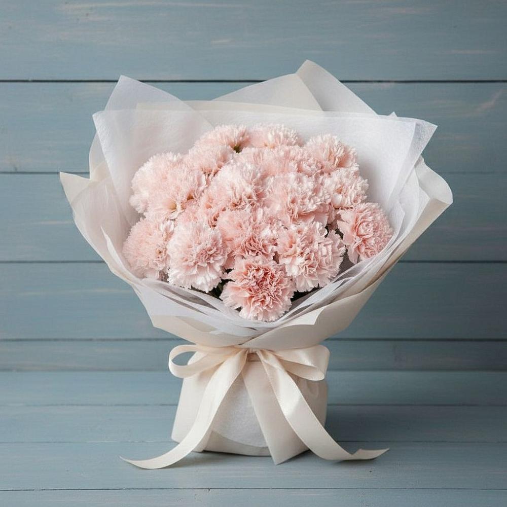 Букет цветов из: Гвоздики в Белые Берега