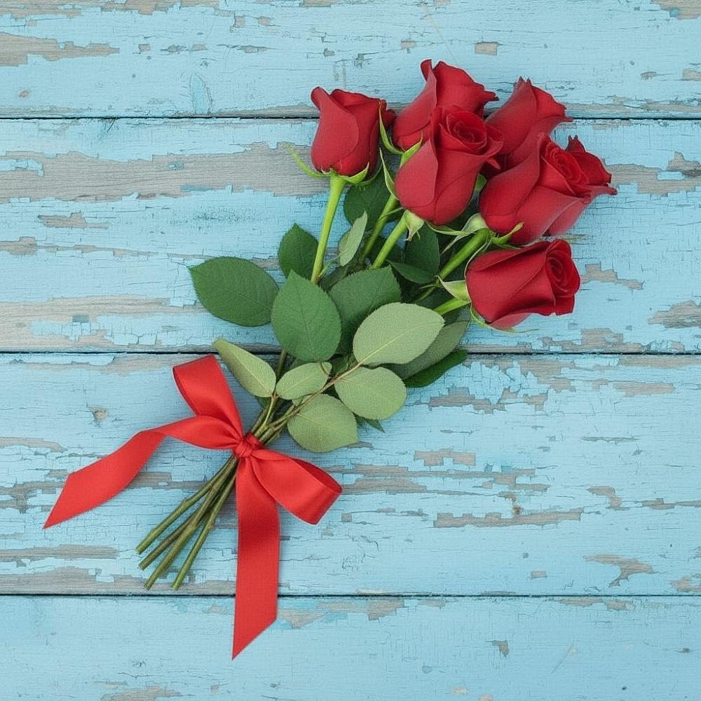 Букет Красные розы в Белые Берега