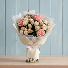 Букет цветов из:  Розы в Белые Берега