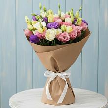 Букет цветов из:  Лизиантусы в Белые Берега