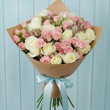 Букет цветов из:  Розы в Белые Берега